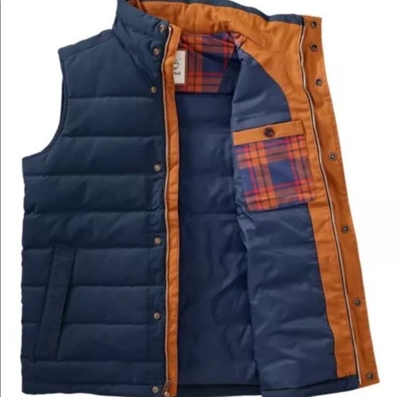 Timberland Men’s MT Davis Waxed Down A1CAD Vest - Picture 3 of 5